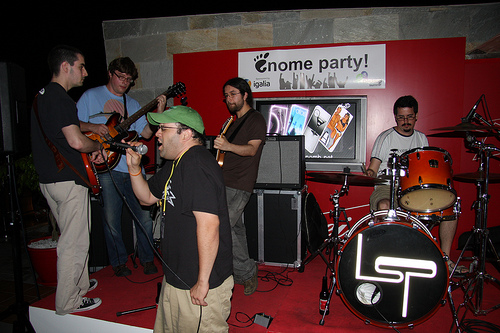 Jam session at the Igalia Party