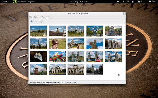 Frogr 0.6 running in GNOME 3